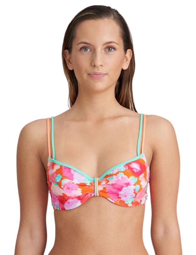 Marie Jo Apollonis Full Cup Bikini Top Neon Sunset 