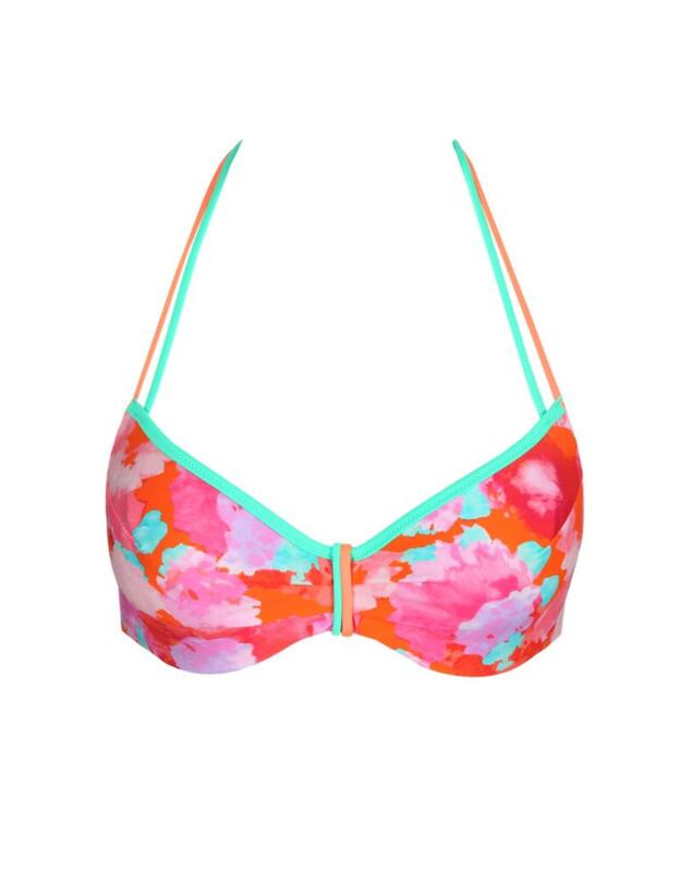 Marie Jo Apollonis Full Cup Bikini Top Neon Sunset 