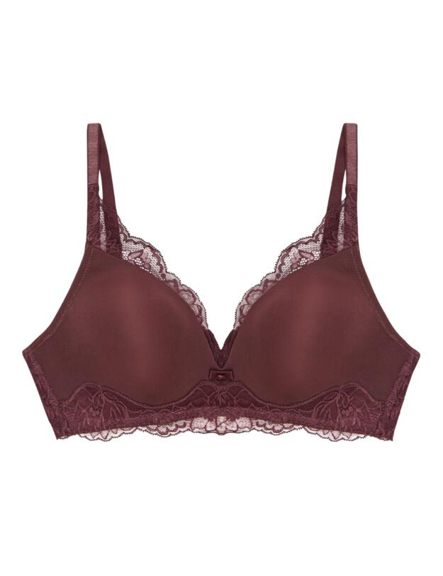 Triumph Amourette Charm Padded Bra Decadent Chocolate 