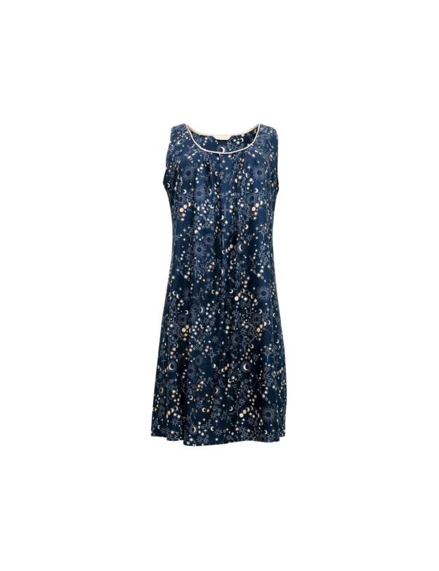 Cyberjammies Cosmo Short Nightdress Navy Celestial Print