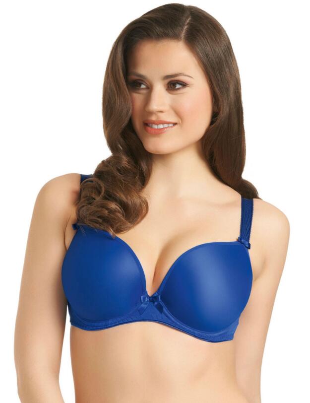 4234 Freya Deco Moulded Plunge Bra - 4234 Cobalt Blue
