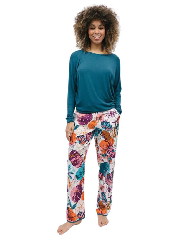 Cyberjammies Maple Pyjama Bottoms Cream Pumpkin Print
