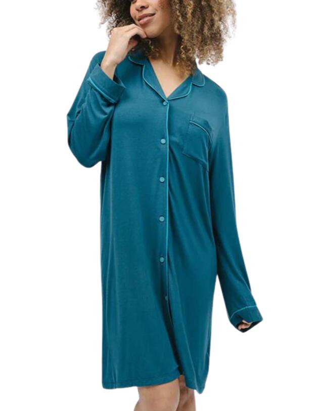 Cyberjammies Maple Jersey Nightshirt Teal