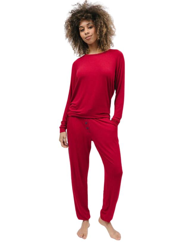 Cyberjammies Whistler Jersey Pyjama Bottoms Red