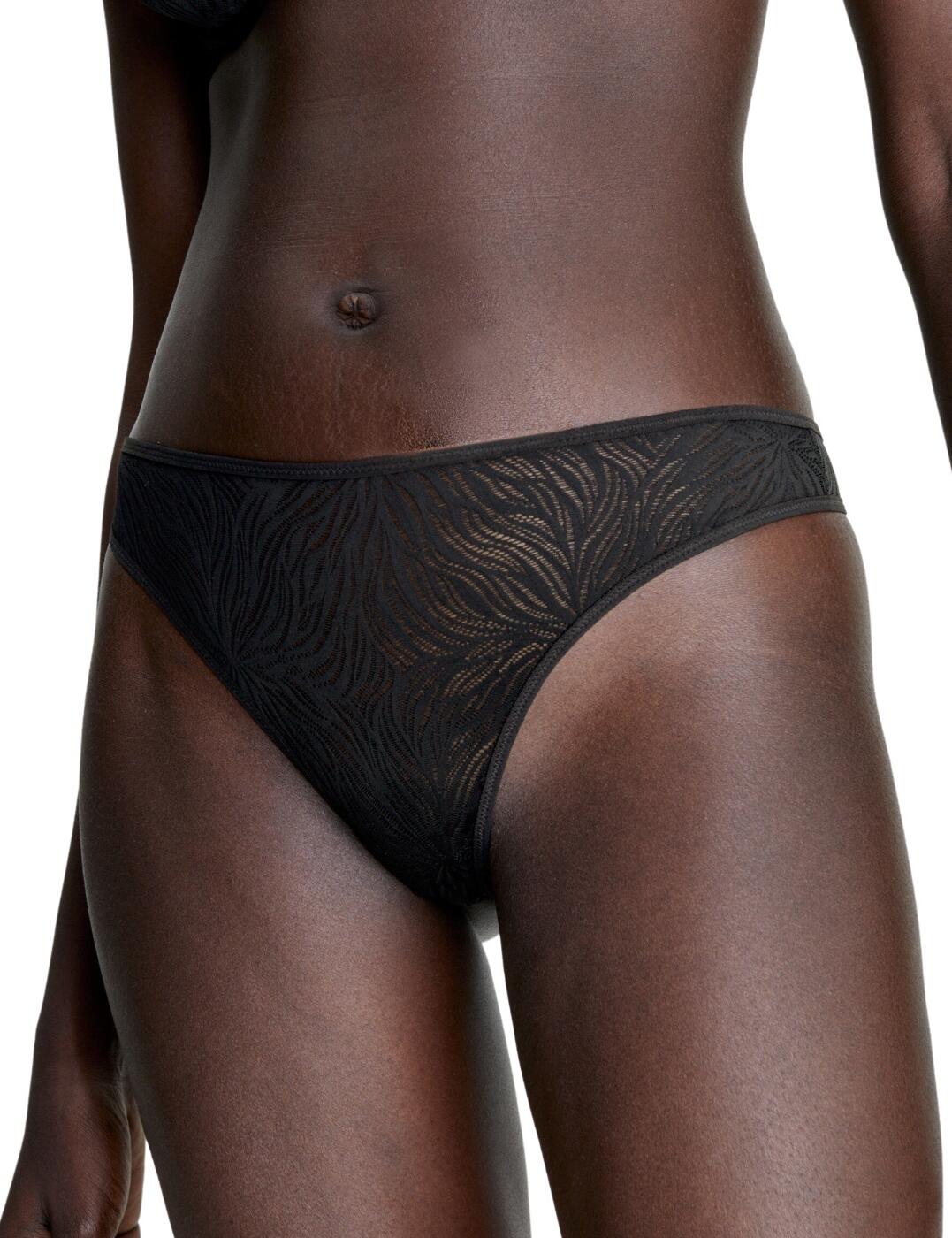 Calvin Klein Sheer Marquisette Thong Knickers Ladies Designer Briefs 000QF6878E - Picture 10 of 14