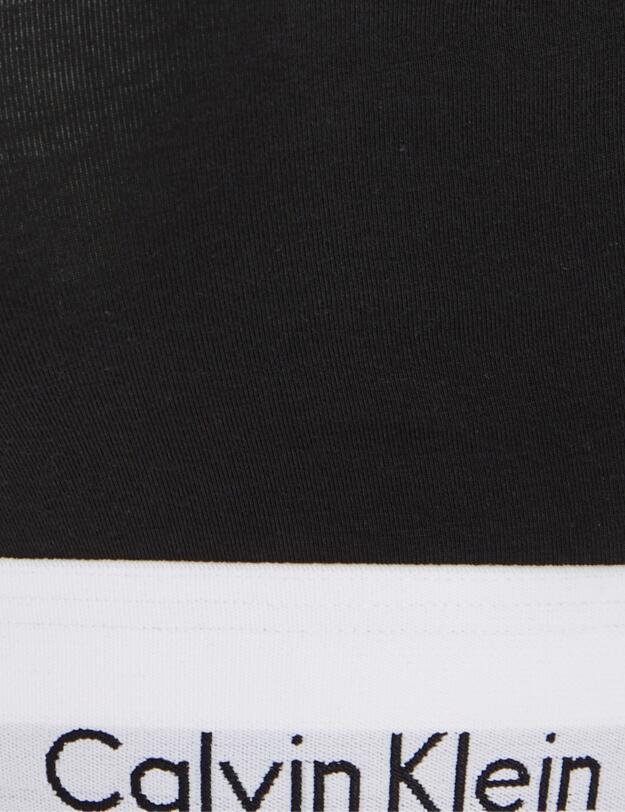 Calvin Klein Modern Cotton Unlined Bralette Black 
