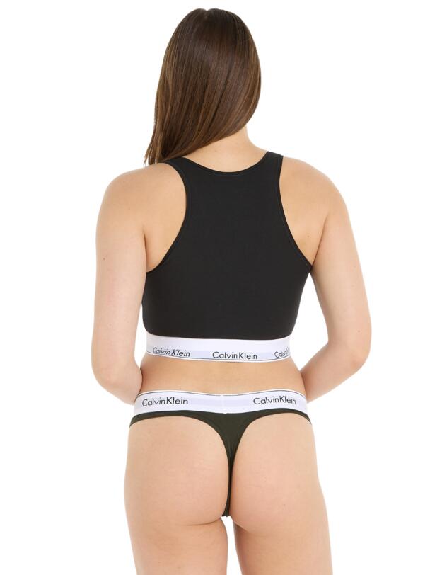 Calvin Klein Modern Cotton Unlined Bralette Black 