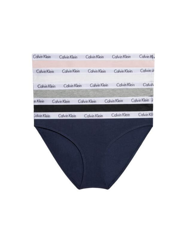 Calvin Klein Carousel Briefs 5 Pack Black/White /Grey Heather/Nymphs Thigh/Shoreline