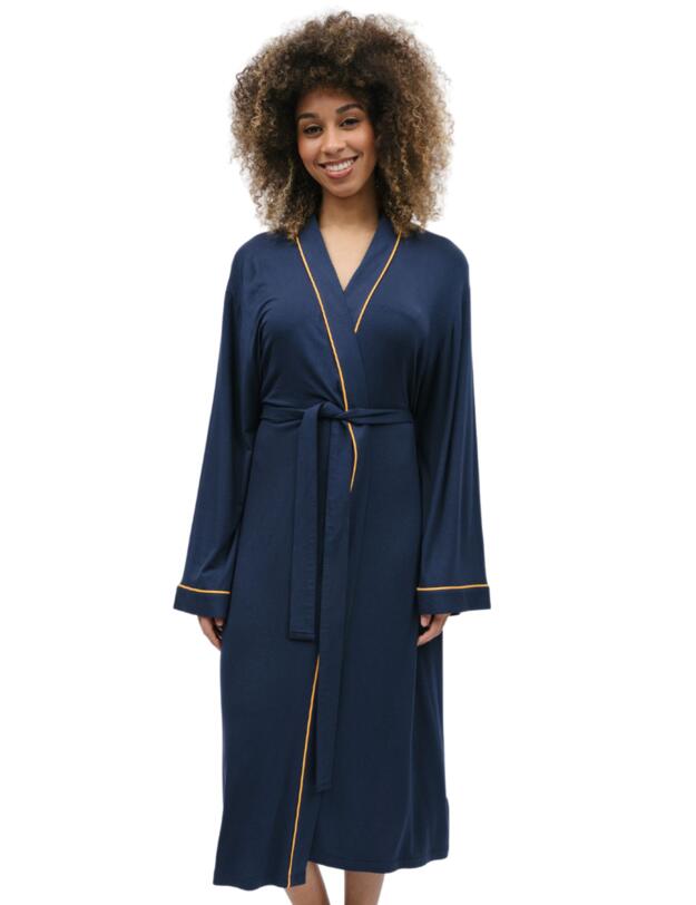 Cyberjammies Cosmo Long Dressing Gown Navy