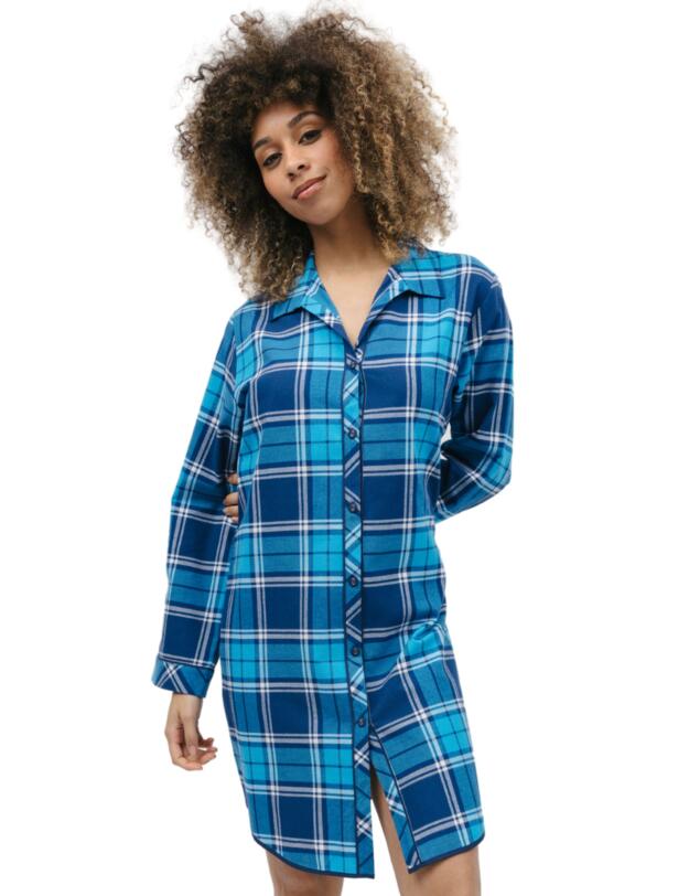 Cyberjammies Bea Nightdress Blue Check