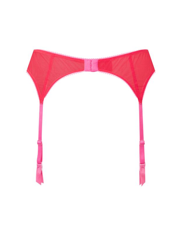 Gossard Superboost Lace Suspender Rose Red