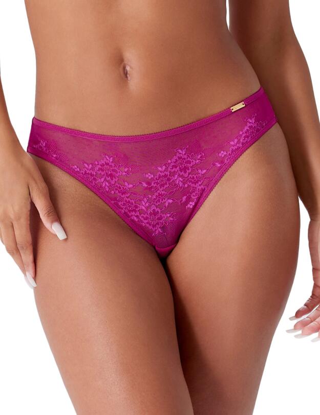 Gossard Glossies Lace Brief Vivid Fuchsia
