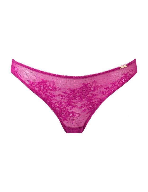 Gossard Glossies Lace Brief Vivid Fuchsia
