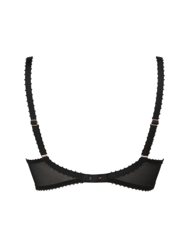 Gossard VIP Taboo Balcony Bra Black
