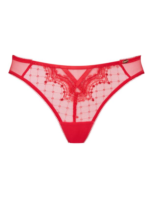 Gossard VIP Audacious Brazilian Brief Red