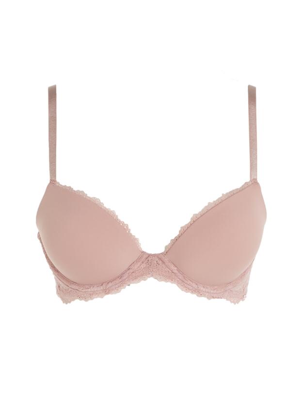 Calvin Klein Seductive Comfort Demi Lift Bra Woodrose