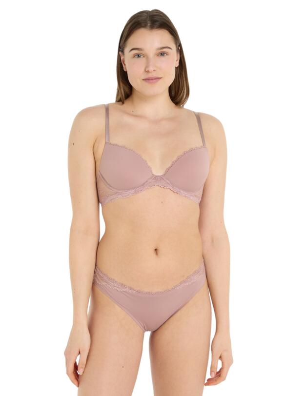 Calvin Klein Seductive Comfort Demi Lift Bra Woodrose
