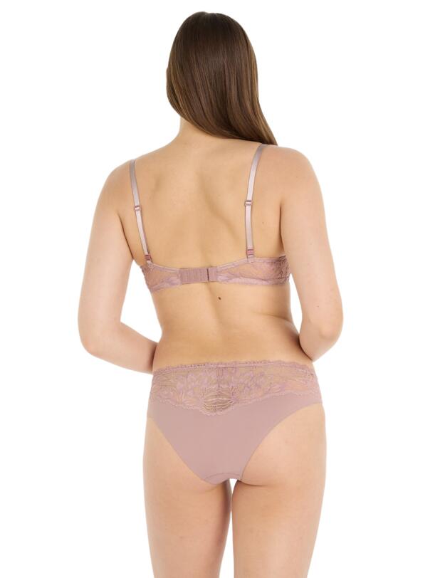 Calvin Klein Seductive Comfort Demi Lift Bra Woodrose