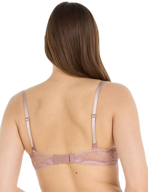 Calvin Klein Seductive Comfort Demi Lift Bra Woodrose