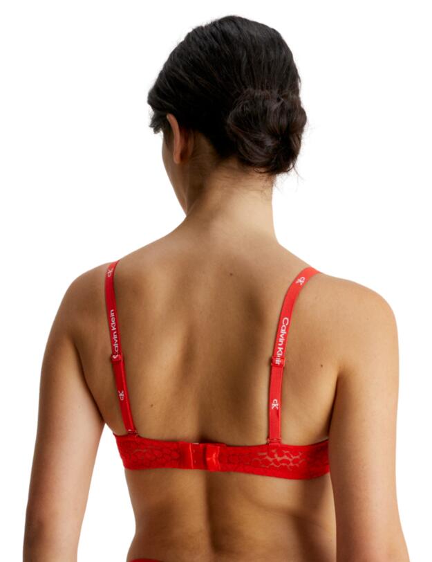 Calvin Klein Lace Unlined Demi Bra Hazard