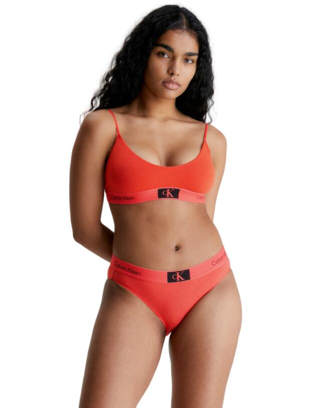 Calvin Klein CK1996 Unlined Bralette Cool Melon