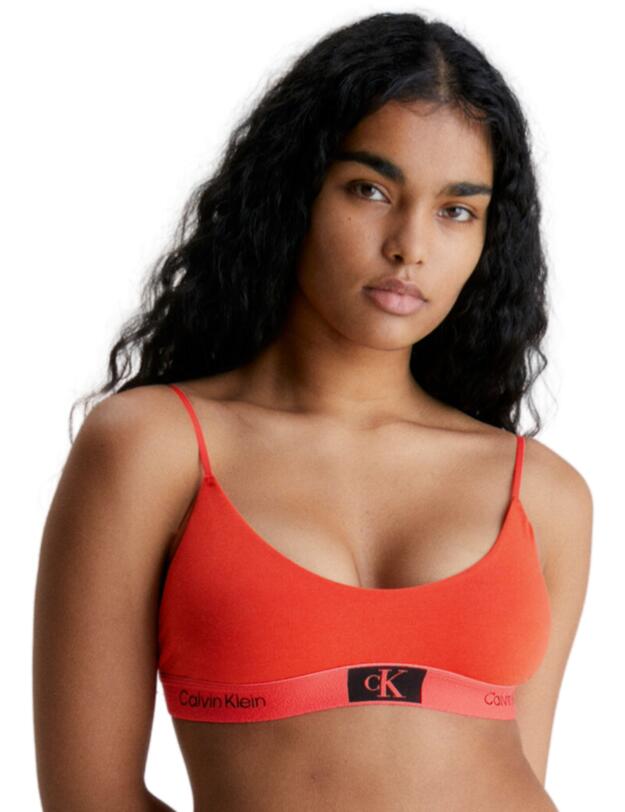 Calvin Klein CK1996 Unlined Bralette Cool Melon