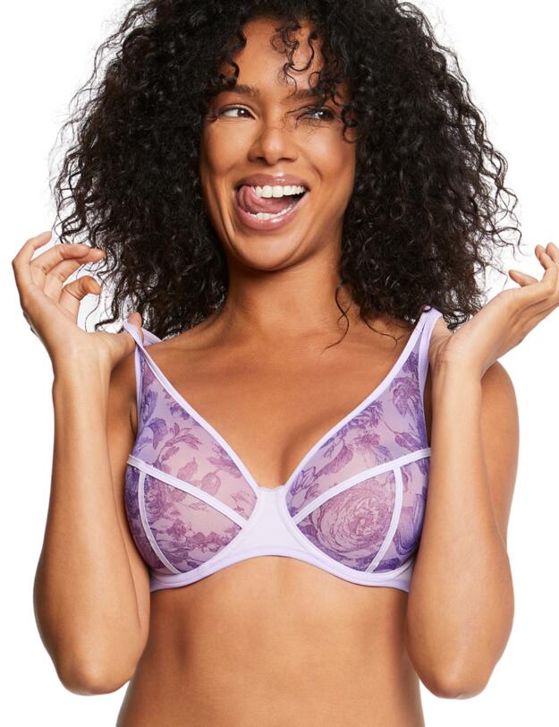 Maison Lejaby Nufit Garden Three Section Bra Gravure Pensee