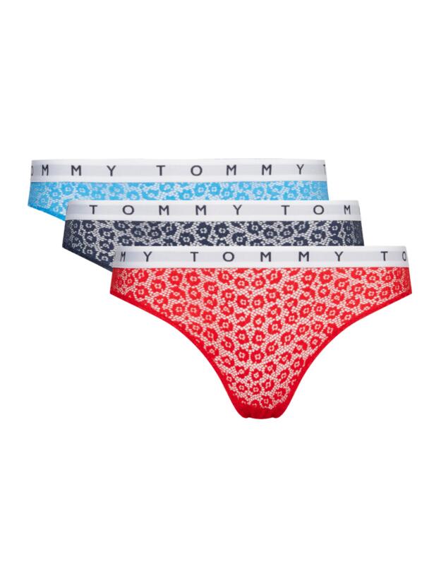 Tommy Hilfiger Bikini Brief 3 Pack Deep Crimson/Twilight/Sky Blue
