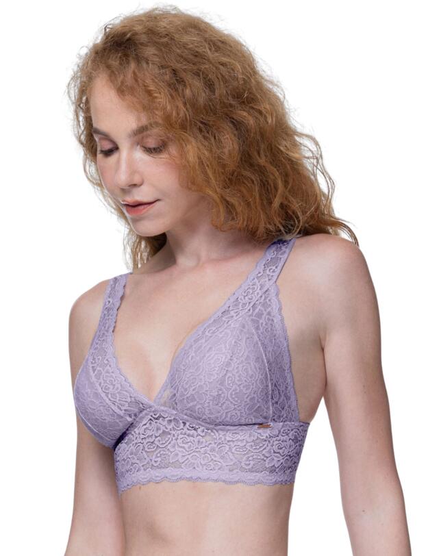 Dorina Lana/Eco Wireless Bra 2 Pack Purple/Ivory