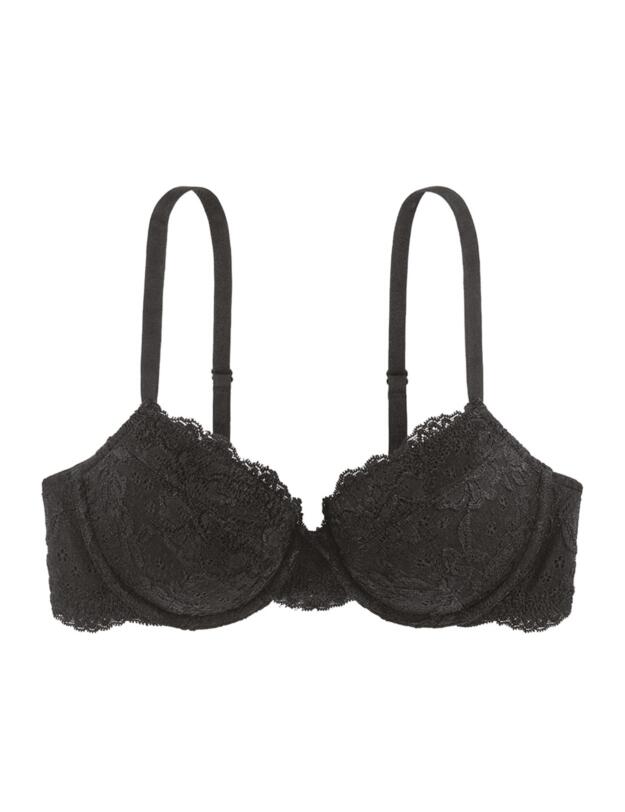 Dorina Lianne Lightly Padded Demi Bra Black