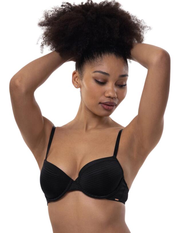 Dorina Louise/Eco Lightly Padded Demi Bra Black/Beige