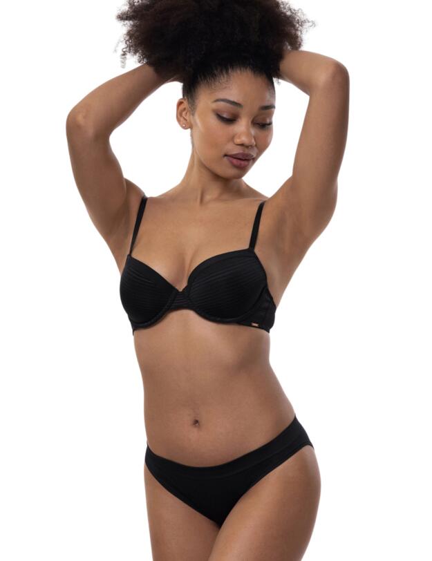 Dorina Louise/Eco Lightly Padded Demi Bra Black/Beige