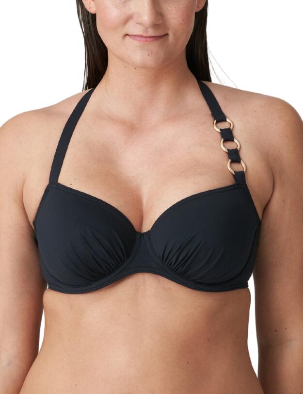Prima Donna Damietta Full Cup Bikini Top Black 