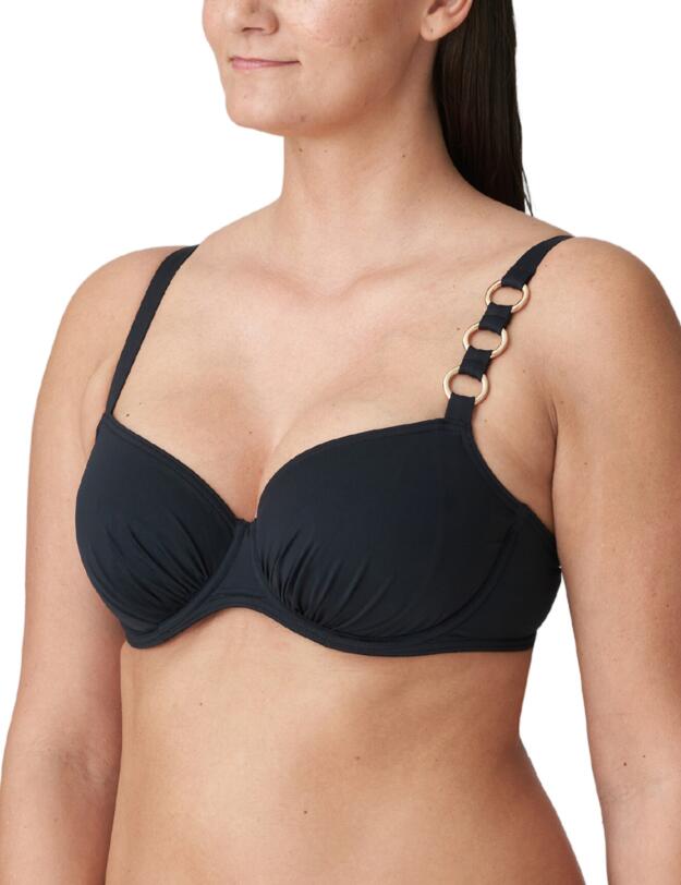 Prima Donna Damietta Full Cup Bikini Top Black 
