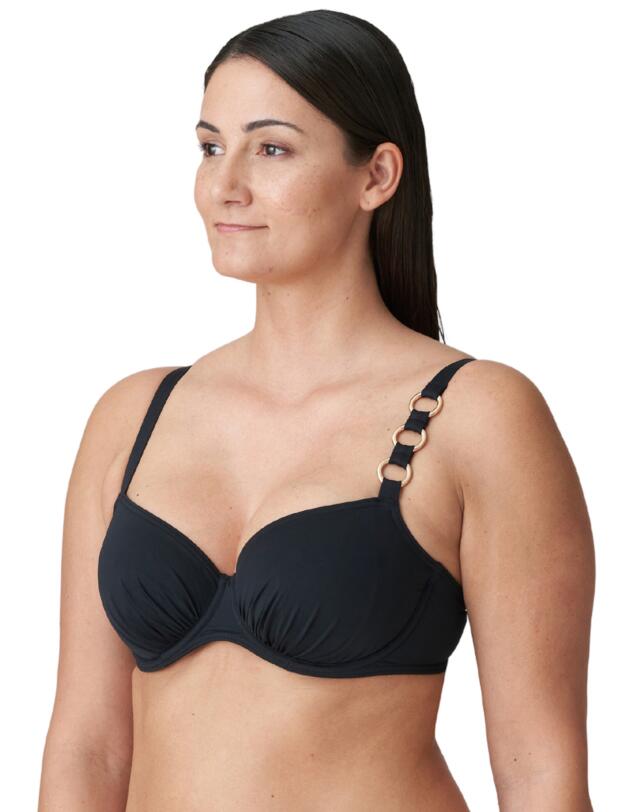 Prima Donna Damietta Full Cup Bikini Top Black 