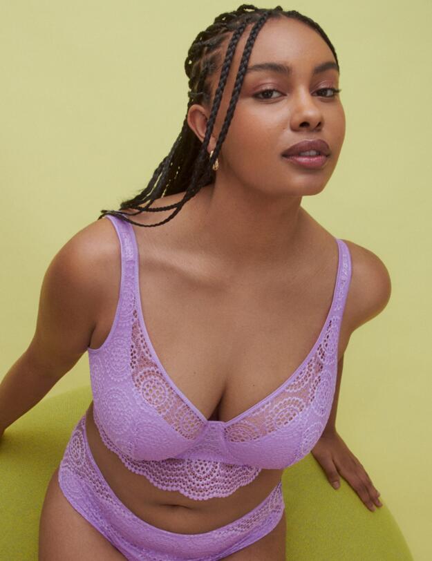 Prima Donna Twist Petit Paris Bralette Lavender Cream