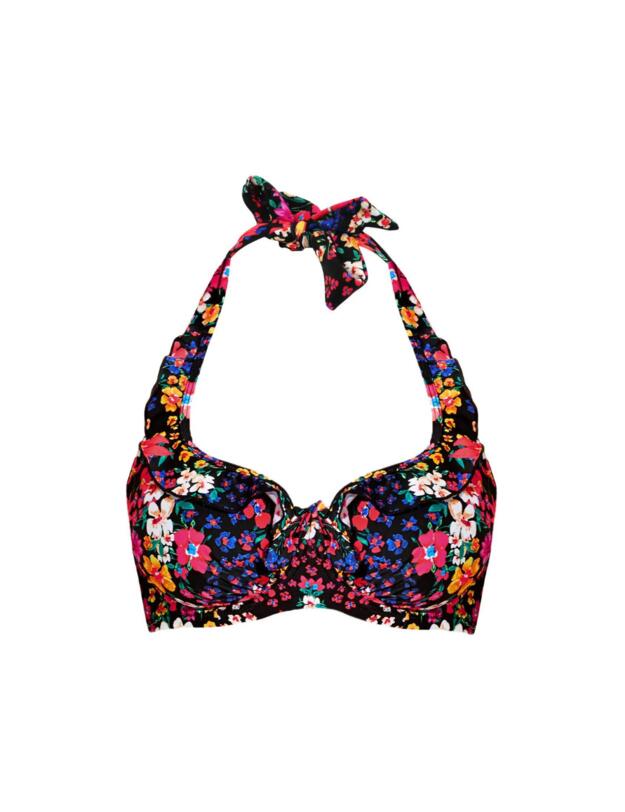 Pour Moi Lisbon Underwired Bikini Top Ditsy