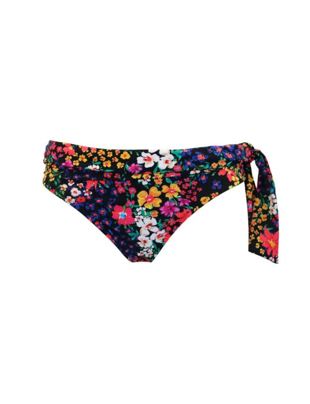 Pour Moi Lisbon Foldover Bikini Brief Ditsy