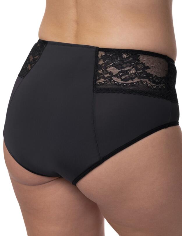 Dorina Eco Moon Lace 2 Pack Midi Period Briefs Black/Black