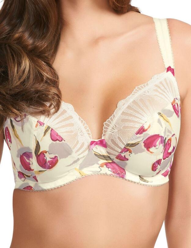 2951 Fantasie Abigail Plunge Bra Ivory Blossom - 2951 Ivory 