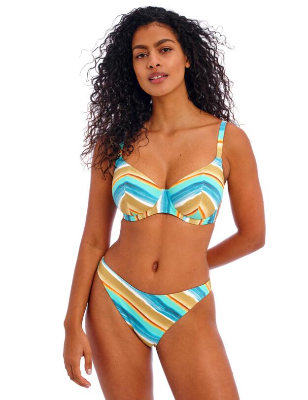 Freya Castaway Island High Leg Bikini Brief Multi