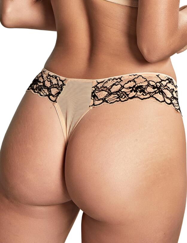 Panache Envy Thong Sand/Black