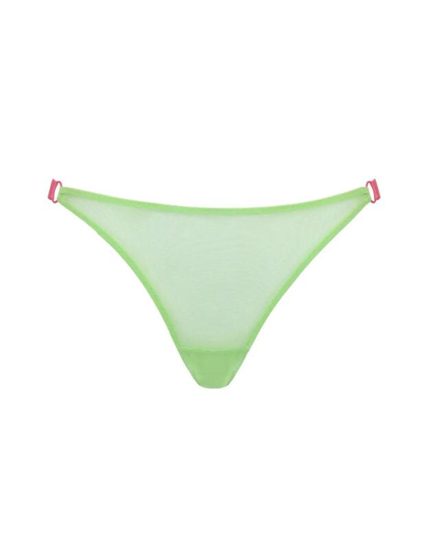 Curvy Kate Front and Centre Brazilian Brief Mint/Pink