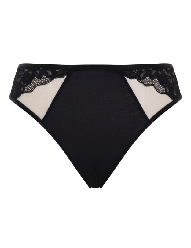  Sculptresse by Panache Josephine High Leg Brief Black/Latte