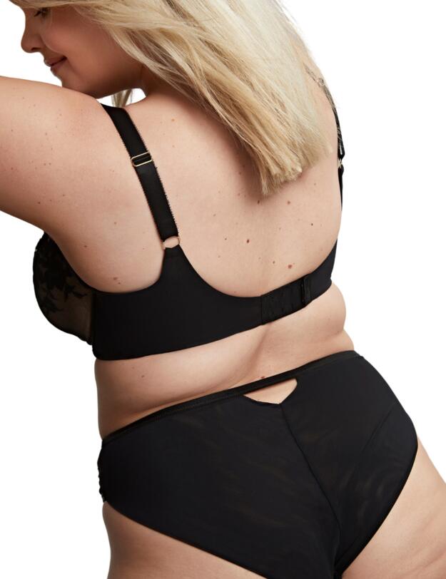  Sculptresse by Panache Josephine High Leg Brief Black/Latte