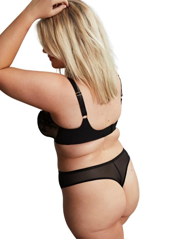 Sculptresse by Panache Josephine Thong  Black/Latte