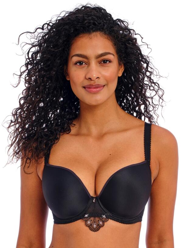 Freya Loveland Plunge T-Shirt Bra Boudoir Noir
