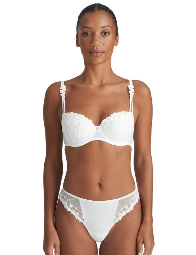 Marie Jo Leda Thong White 