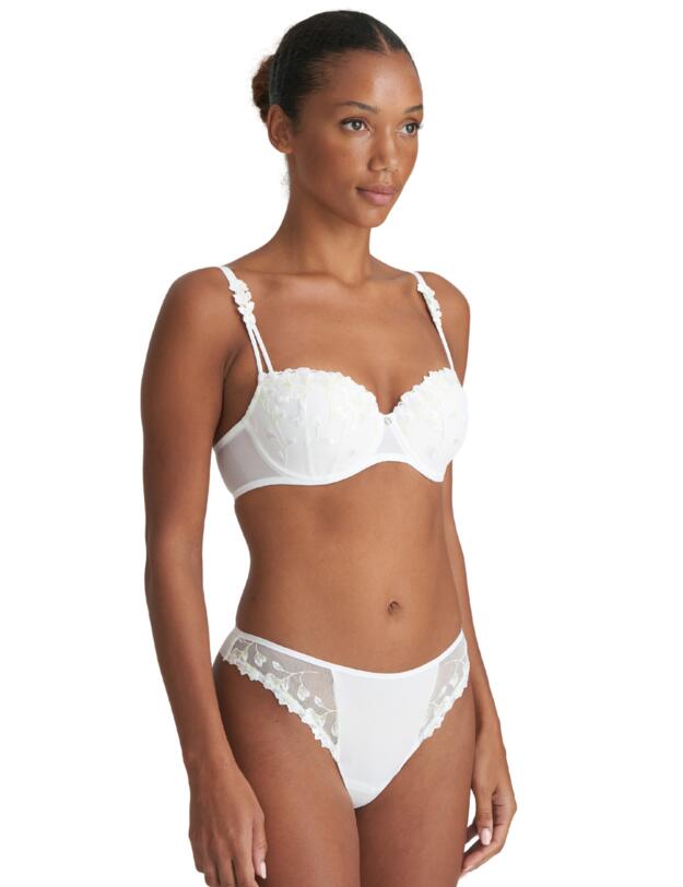 Marie Jo Leda Thong White 