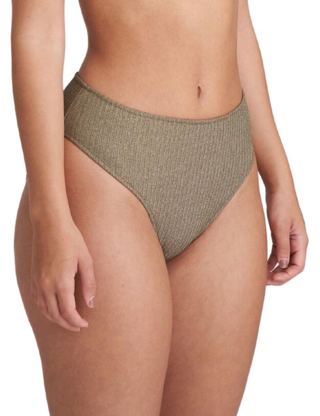 Marie Jo Tinjis Full Bikini Briefs Golden Olive